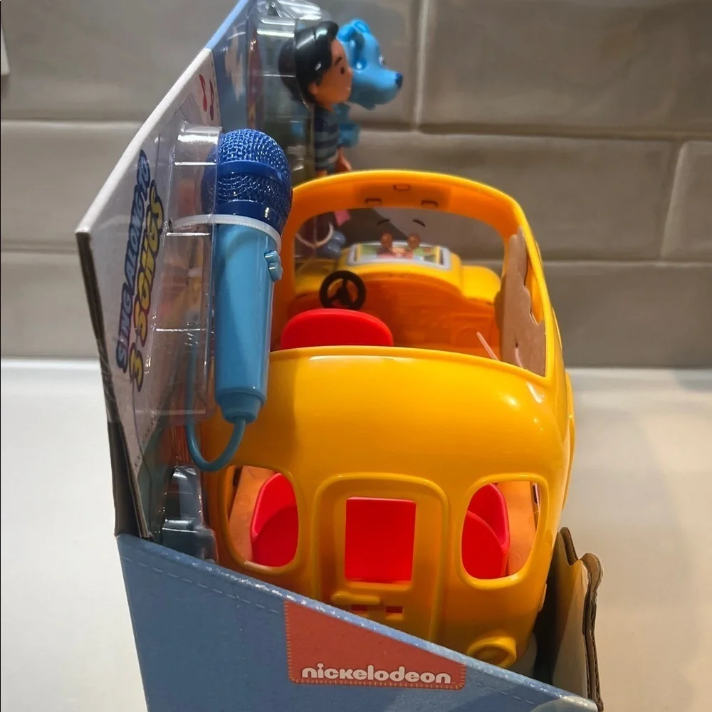 Nickelodeon Blue's Clues Yellow School Bus Toy